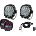 Tiger Lights Dual LED 8" Mojave Light Kit Spot/Flood Light Pattern, 12-24 Volt; TLM8-KIT